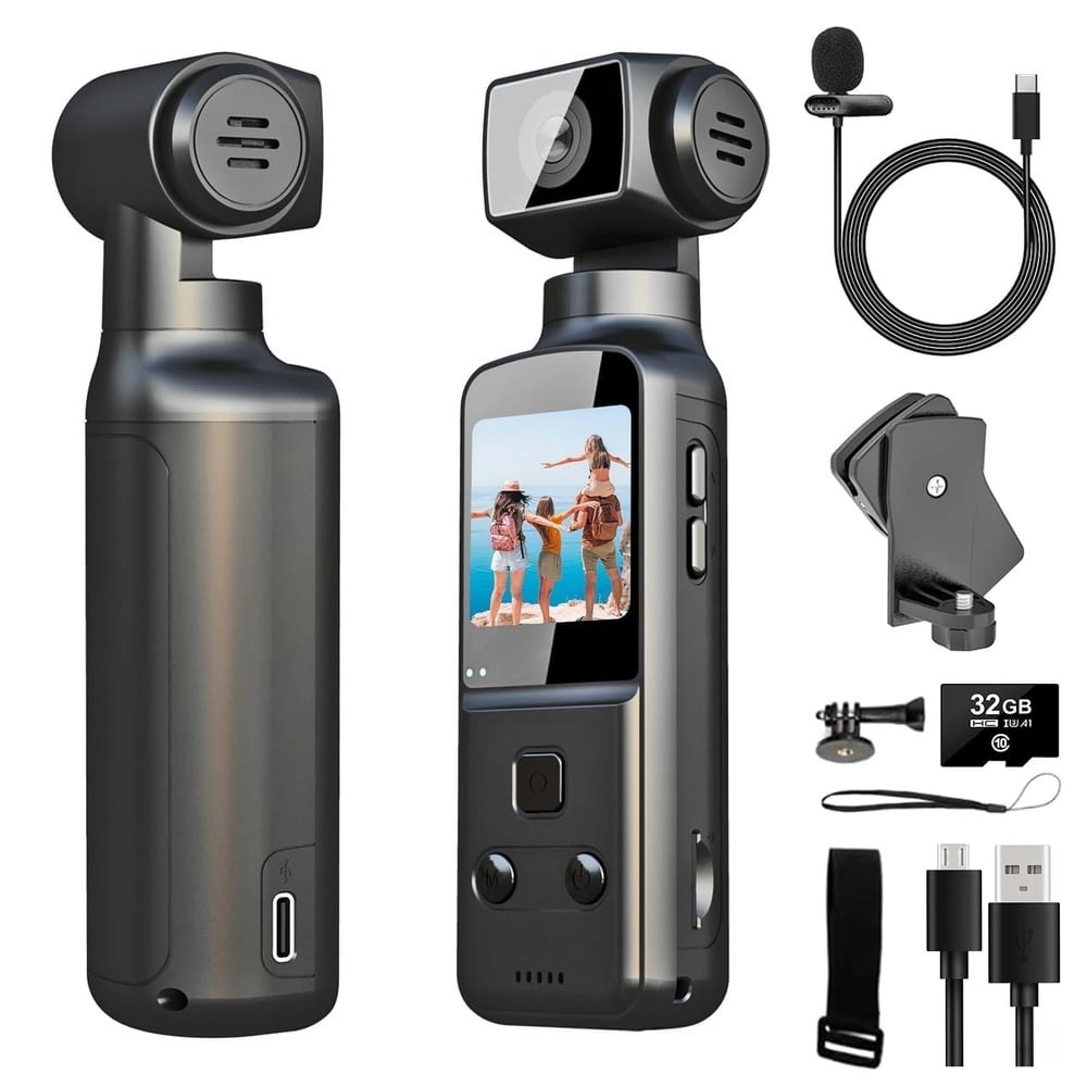 Marvue 4K Body Camera with 32GB Memory Card: $59.99 Marvue 4K Body Camera with 32GB Memory Card: $59.99