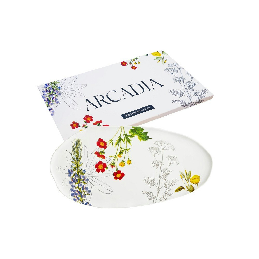 Rosanna 18" x 9" Porcelain Arcadia Serving Platter: $34.99 Rosanna 18" x 9" Porcelain Arcadia Serving Platter: $34.99