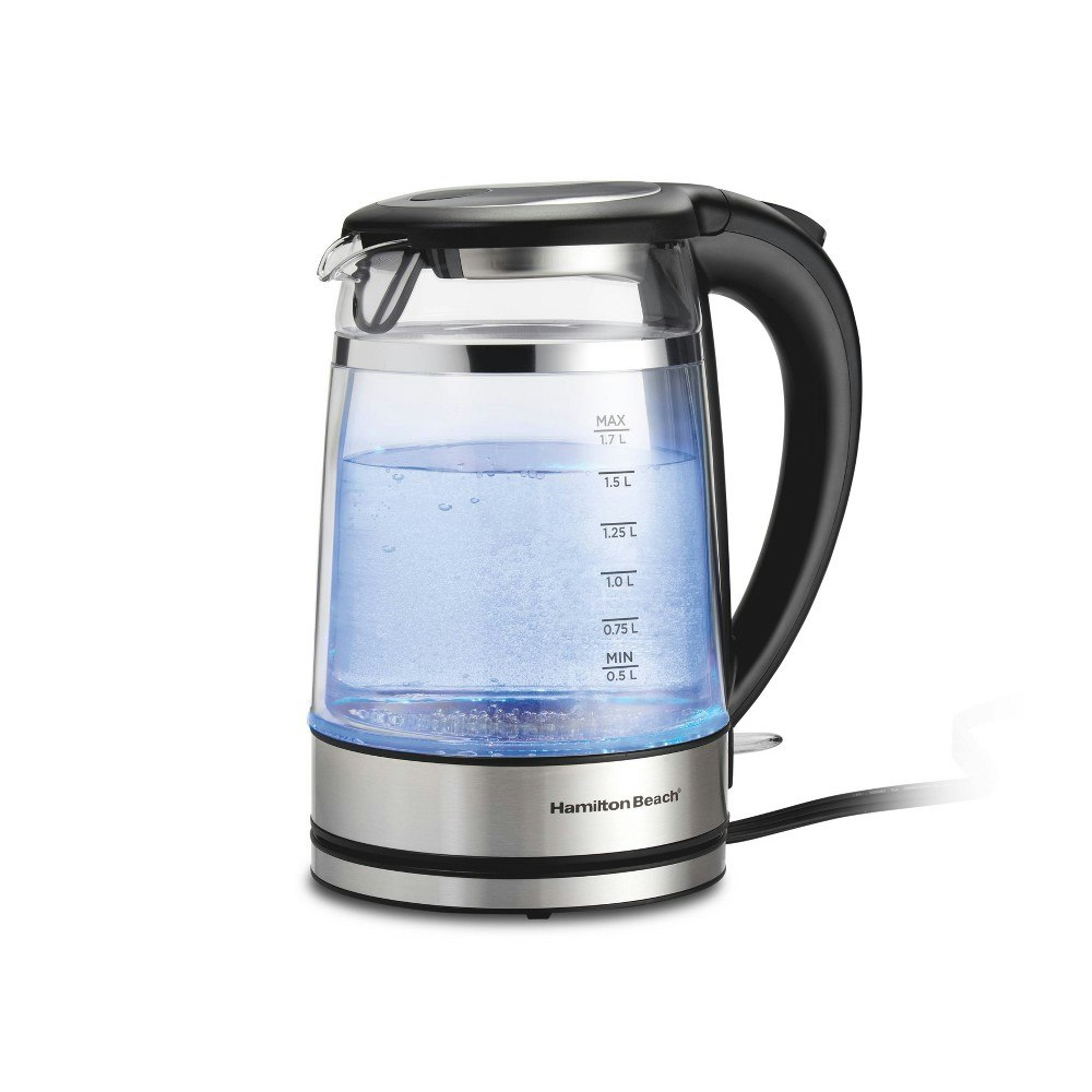 Hamilton Beach 1.7L Double-Wall Stainless Steel Electric Kettle: $50.99