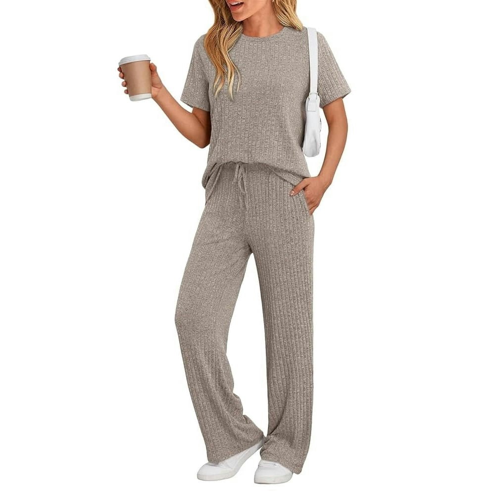 Sunbs Women's 2-Piece Ribbed Knit Lounge Set: $21.99 Sunbs Women's 2-Piece Ribbed Knit Lounge Set: $21.99