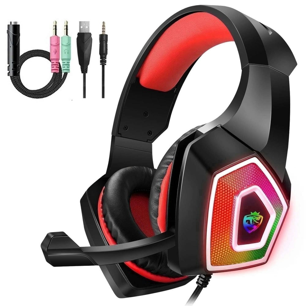 Wired Gaming Headset with Microphone: $21.99 Wired Gaming Headset with Microphone: $21.99
