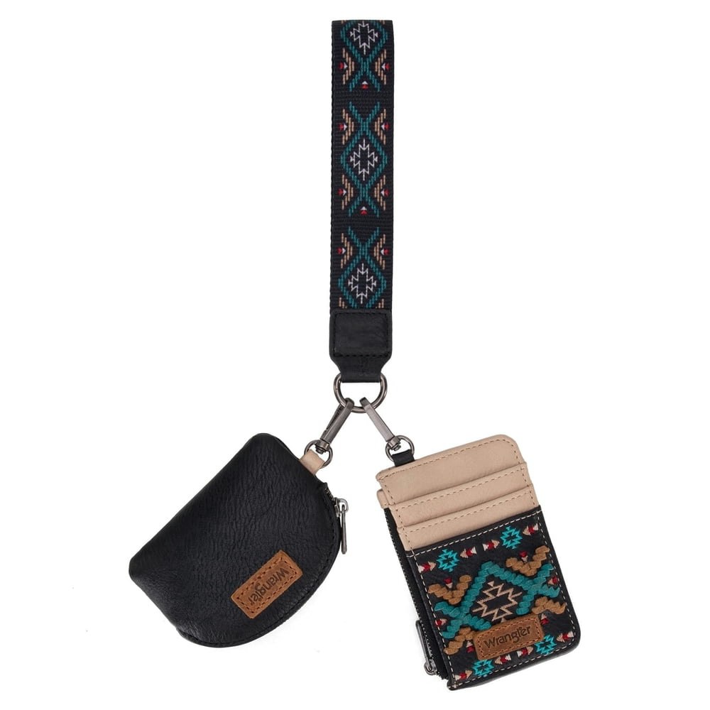 Wrangler Aztec Wristlet Wallet: $23.99