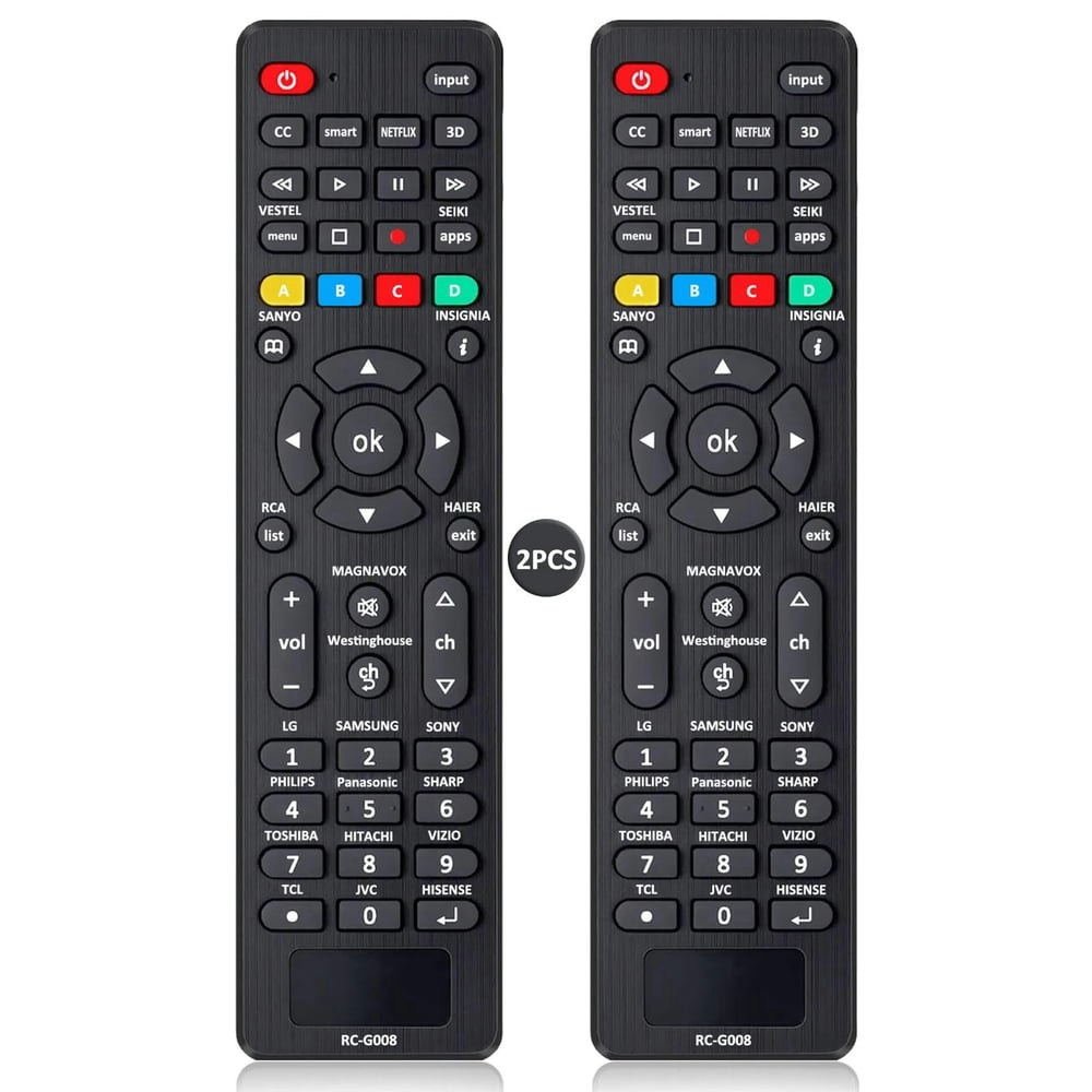 Universal TV Remote Control Replacement 2-Pack: $12.99 Universal TV Remote Control Replacement 2-Pack: $12.99