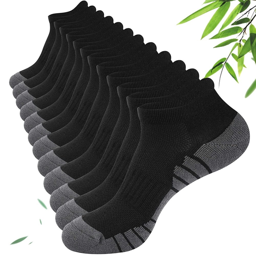 Freeyoka Men's Athletic Ankle Socks 6-Pack: $12.99 Freeyoka Men's Athletic Ankle Socks 6-Pack: $12.99