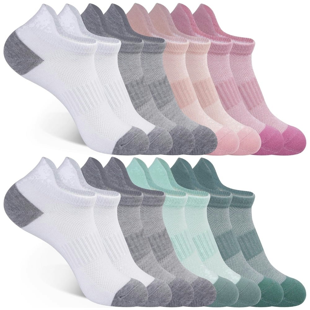 Hialtoday Women's Performance Ankle Socks 8-Pack: $9.49