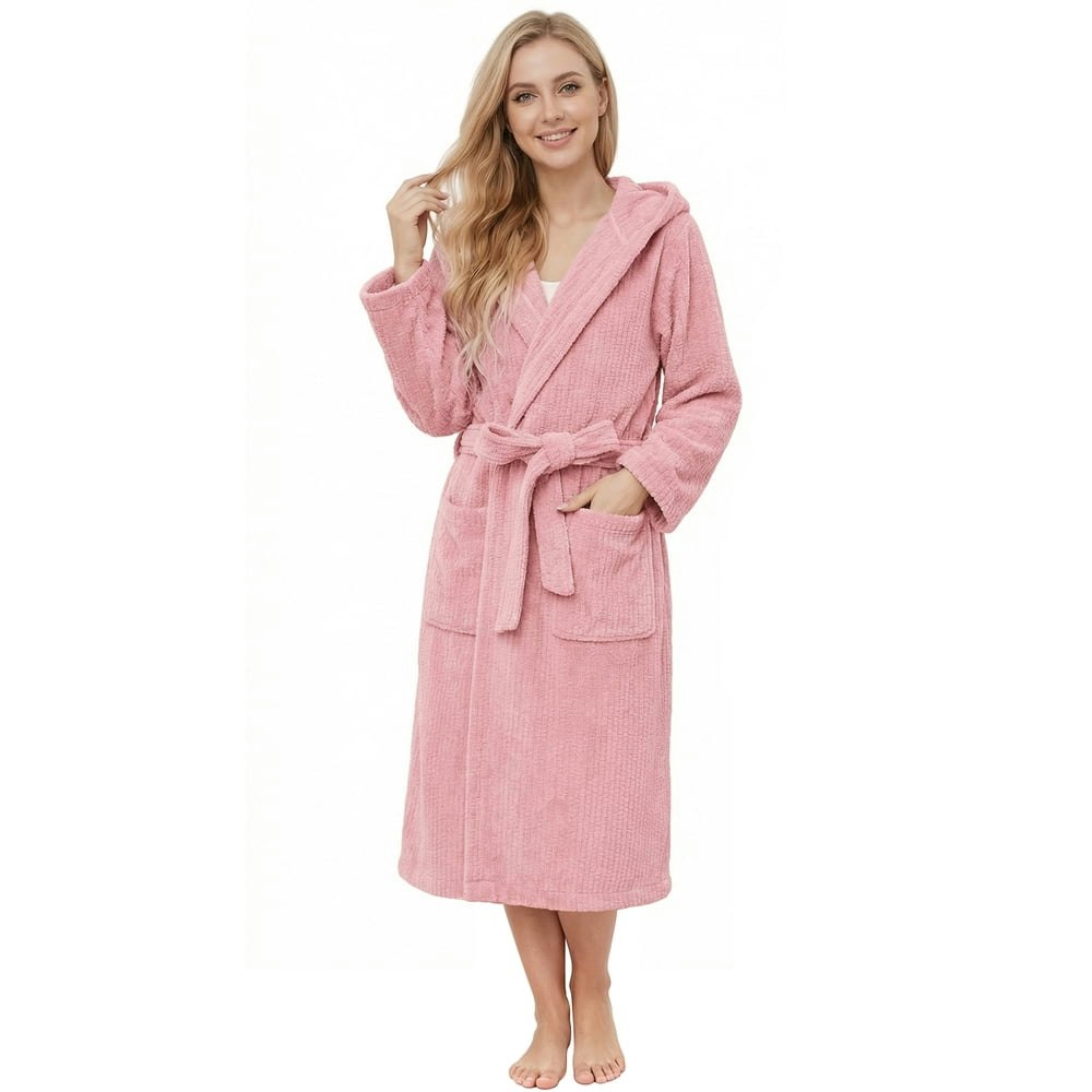 Neweven Women's Hooded Bathrobe: $19.99 Neweven Women's Hooded Bathrobe: $19.99
