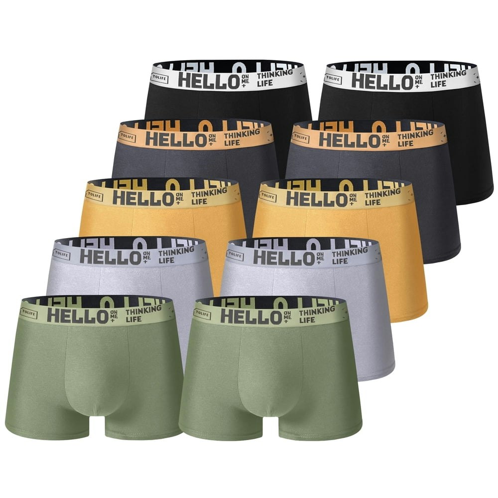 Nkznkz Men's Boxer Briefs 10-Pack: $19.99