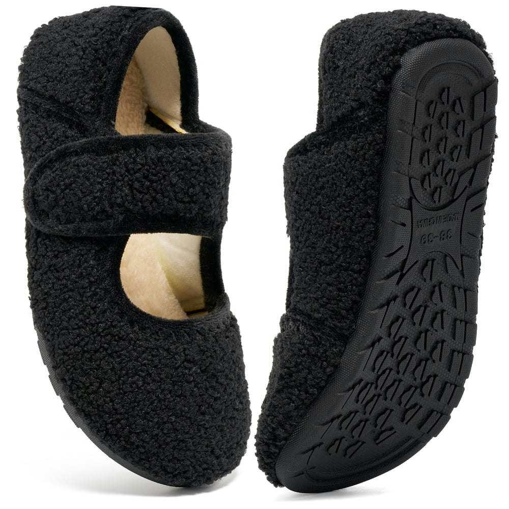 Ecetana Women's Fuzzy Mary Jane House Slippers: $9.99 Ecetana Women's Fuzzy Mary Jane House Slippers: $9.99