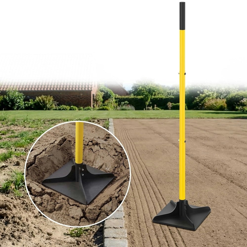 8"x8" Steel Tamper Tool with 48" Handle: $38.99