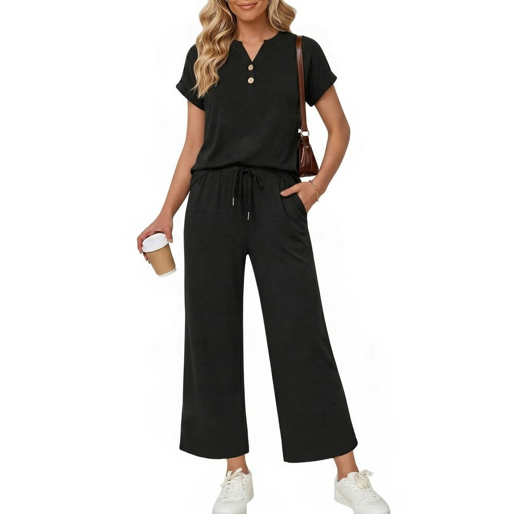 Moyiko Women's 2-Piece Matching Lounge Set: $19.98 Moyiko Women's 2-Piece Matching Lounge Set: $19.98
