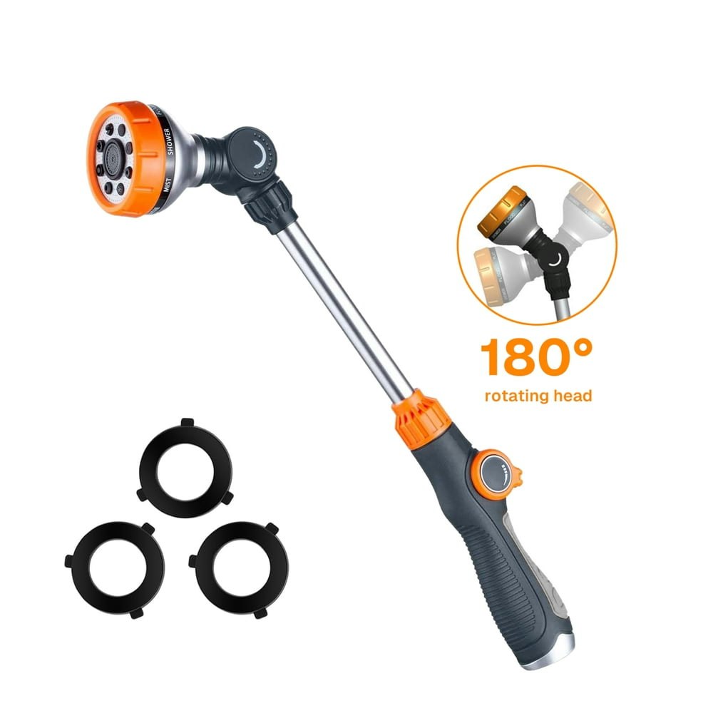 BN-LINK 8-Pattern Adjustable Watering Wand: $13.99