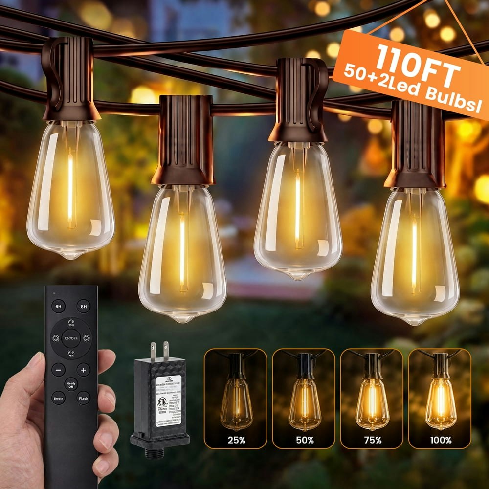 Mylorn 110-Foot LED Outdoor String Lights: $29.99 Mylorn 110-Foot LED Outdoor String Lights: $29.99