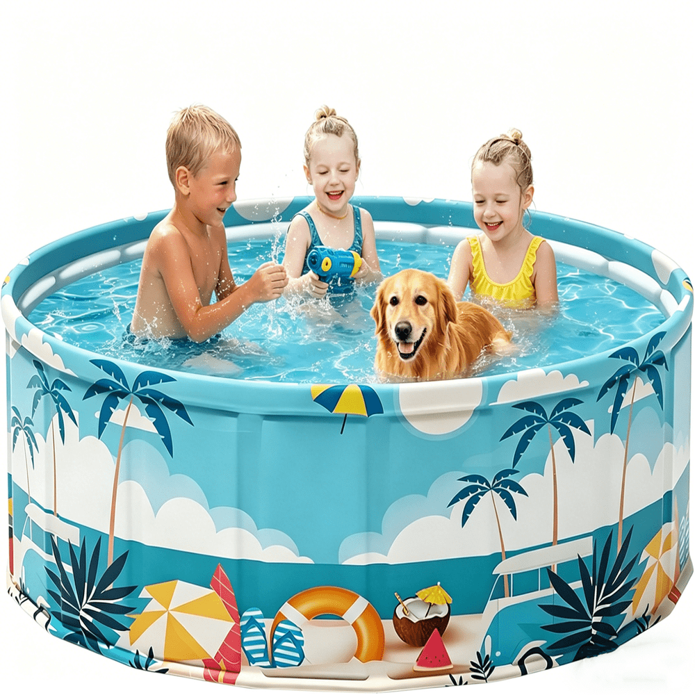 Maxvini 62.9-inch Foldable 238-Gallon Kiddie Pool: $50.99 Maxvini 62.9-inch Foldable 238-Gallon Kiddie Pool: $50.99