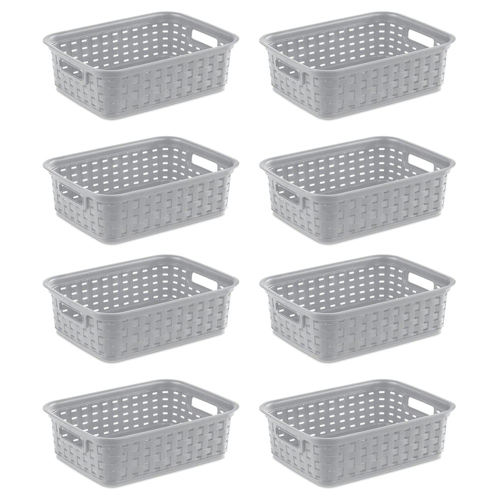 Sterilite Small Weave Open Storage Basket 8-Pack: $29.99 Sterilite Small Weave Open Storage Basket 8-Pack: $29.99