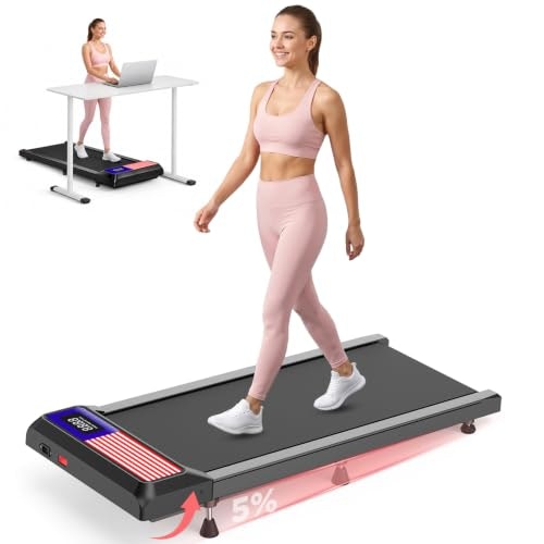 Hcoiw Portable Under Desk Walking Pad Treadmill: $79.99 Hcoiw Portable Under Desk Walking Pad Treadmill: $79.99