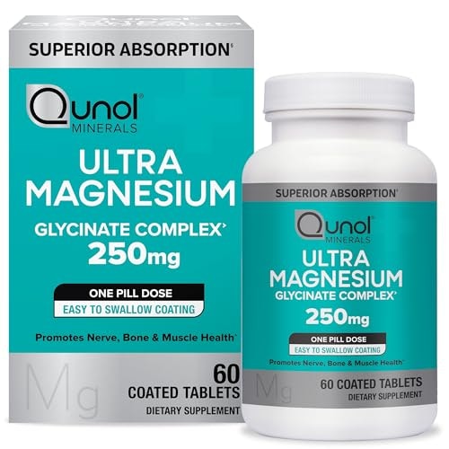 Qunol Ultra 250mg Magnesium Glycinate Complex 60-Count Bottle: $14.99 Qunol Ultra 250mg Magnesium Glycinate Complex 60-Count Bottle: $14.99