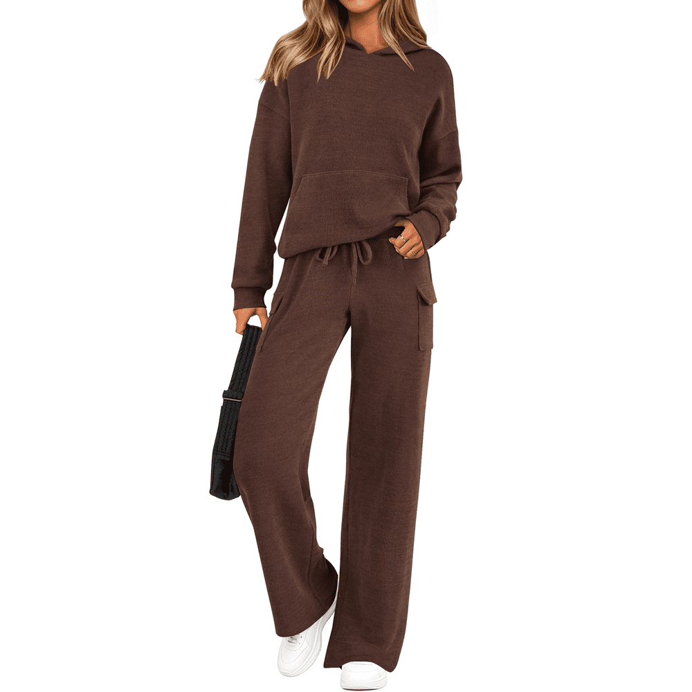 Uvn Women's Long Sleeve Hoodie and Cargo Pants Tracksuit: $23.98 Uvn Women's Long Sleeve Hoodie and Cargo Pants Tracksuit: $23.98