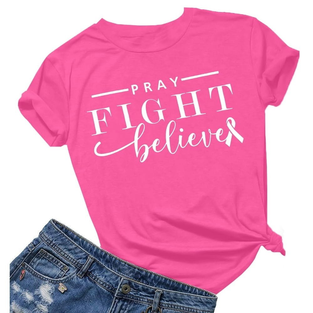 KimSoong Women's Breast Cancer Awareness T-Shirt: $13.98