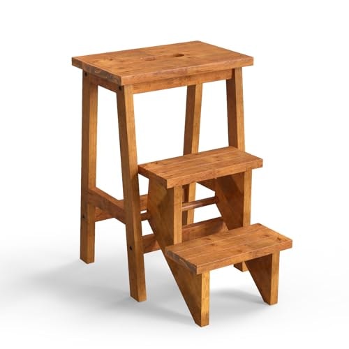 Costzon 3-Step Folding Wooden Step Ladder: $79.99