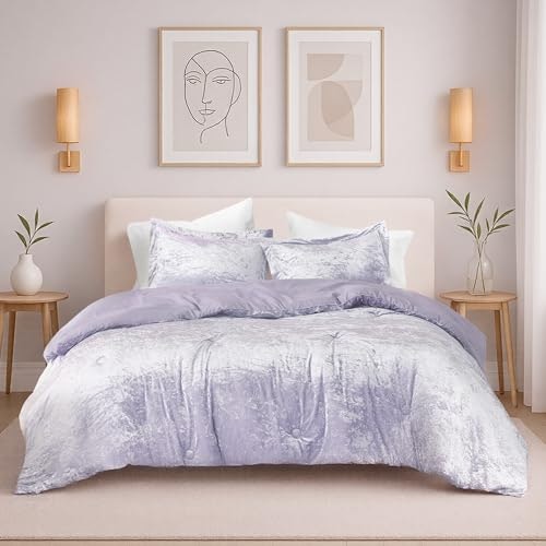 Comfort Spaces Reversible Velvet King Comforter Set 3-Piece: $33.68 Comfort Spaces Reversible Velvet King Comforter Set 3-Piece: $33.68