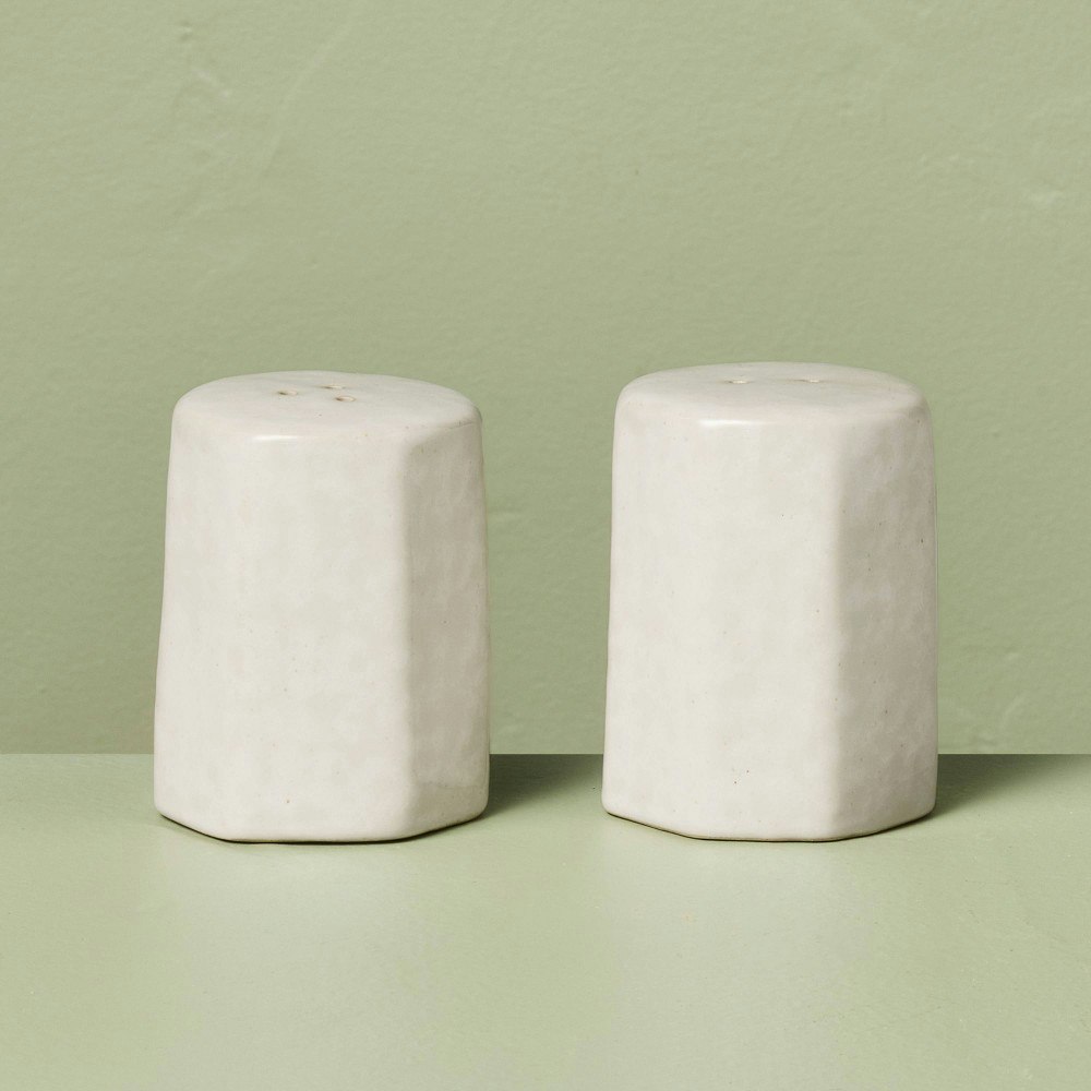 Hearth & Hand with Magnolia Stoneware Salt and Pepper Shaker Set: $16.99 Hearth & Hand with Magnolia Stoneware Salt and Pepper Shaker Set: $16.99