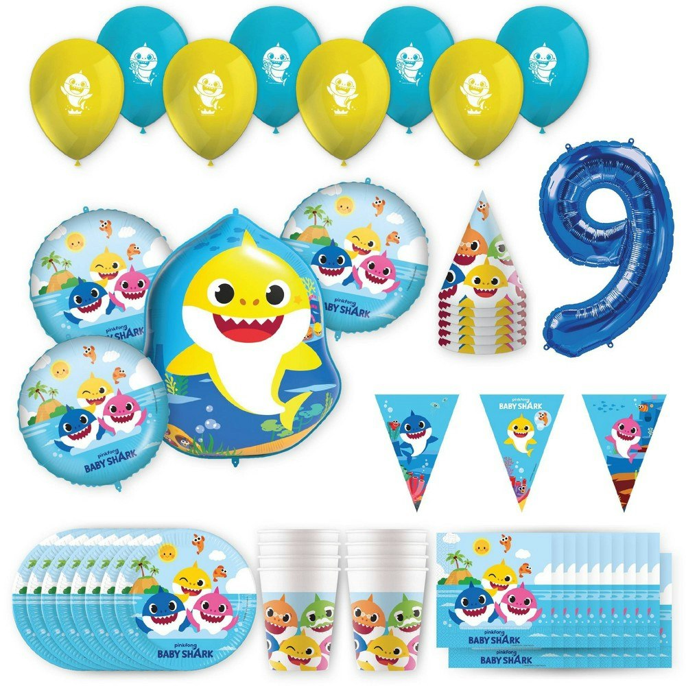 Procos 84-Piece Baby Shark Birthday Party Kit: $39.99 Procos 84-Piece Baby Shark Birthday Party Kit: $39.99