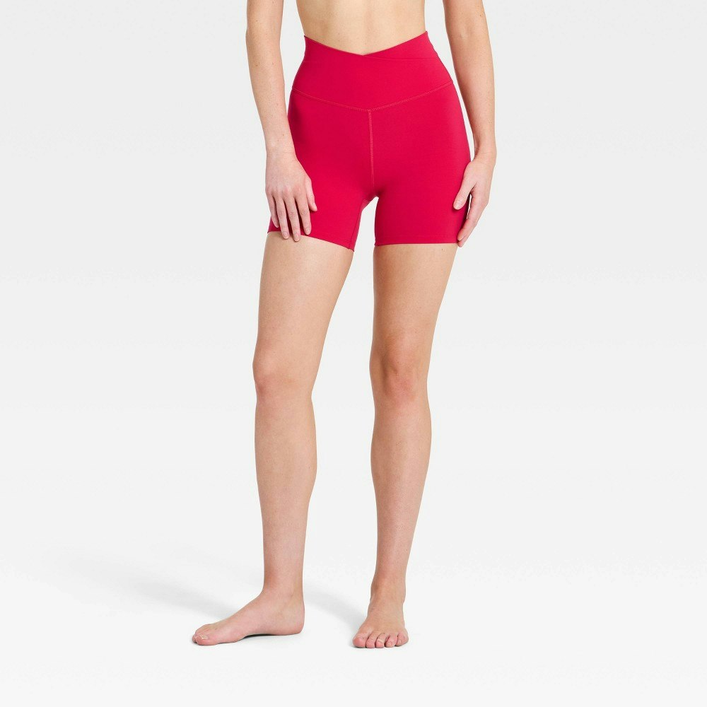 All In Motion Women's High-Rise Crossover Bike Shorts 5-inch: $16 All In Motion Women's High-Rise Crossover Bike Shorts 5-inch: $16