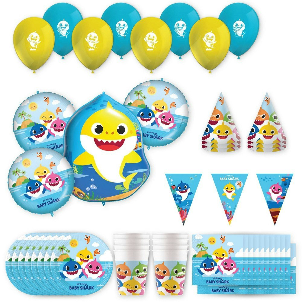 Procos 83-Piece Baby Shark Birthday Party Kit: $38.99 Procos 83-Piece Baby Shark Birthday Party Kit: $38.99
