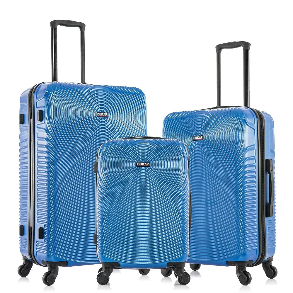 Dukap Inception Lightweight Hardside Checked Spinner Luggage 3-Piece Set: $99.99 Dukap Inception Lightweight Hardside Checked Spinner Luggage 3-Piece Set: $99.99