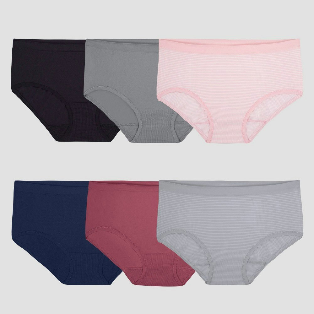 Fruit of the Loom Women's Seamless Brief Underwear 6-Pack: $14.99