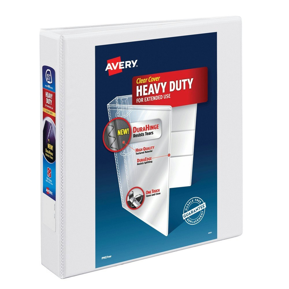 Avery 400-Sheet 2.1-Inch Heavy-Duty Ring Binder: $7.69 Avery 400-Sheet 2.1-Inch Heavy-Duty Ring Binder: $7.69