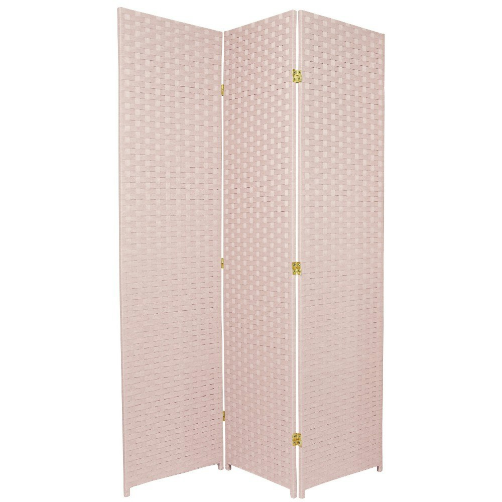 Oriental Furniture 6-Foot 3-Panel Woven Fiber Room Divider: $121.99