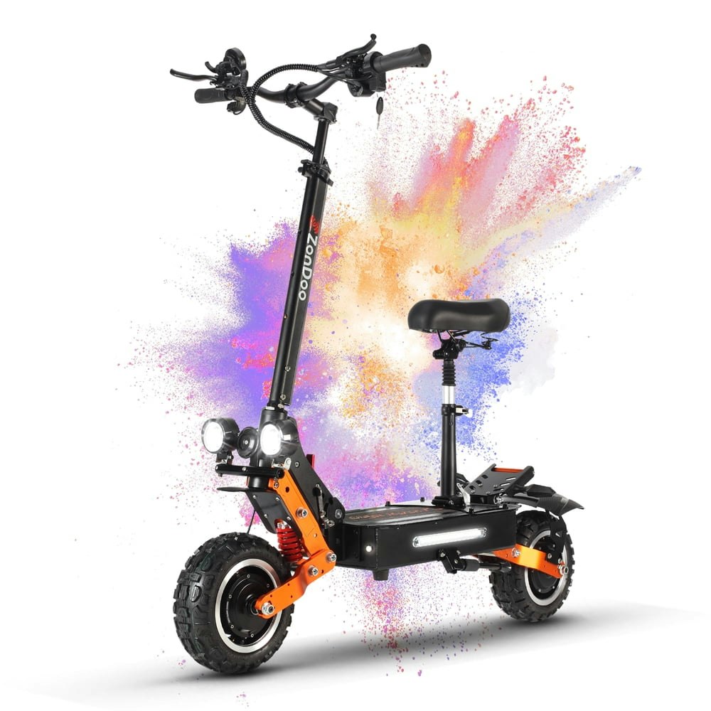 ZonDoo ZO01 Plus 60V 6,000W Dual Motor Electric Scooter: $1,249 ZonDoo ZO01 Plus 60V 6,000W Dual Motor Electric Scooter: $1,249