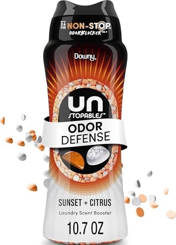 Downy Unstopables Fusions Sunset and Citrus Scent Booster Beads 10.7-oz.: $8.49 Downy Unstopables Fusions Sunset and Citrus Scent Booster Beads 10.7-oz.: $8.49