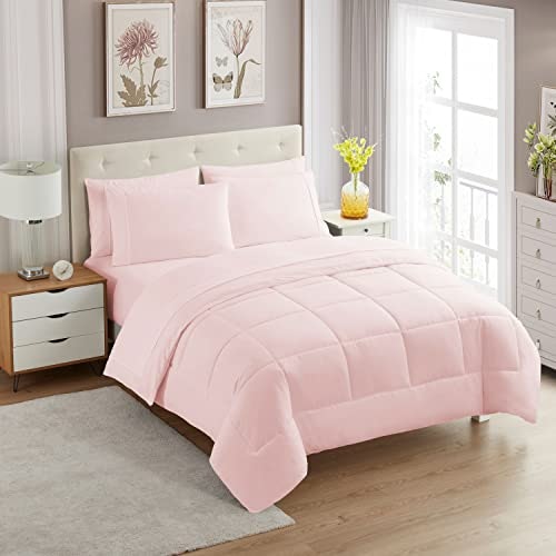 Sweet Home Collection 7-Piece Full Comforter and Bed Sheet Set: $39.89 Sweet Home Collection 7-Piece Full Comforter and Bed Sheet Set: $39.89