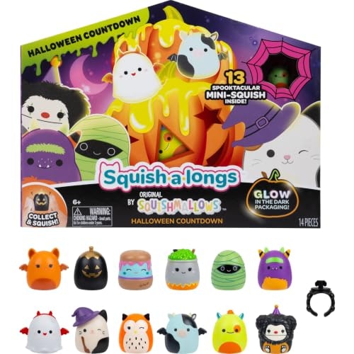 Squish-a-longs Fall 2026 Halloween Countdown Calendar 13-Pack: $17.99