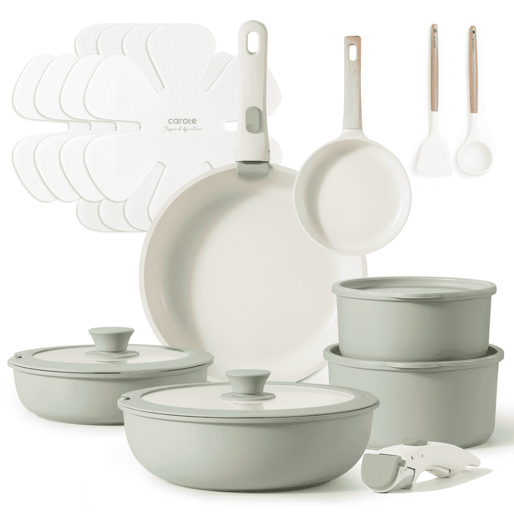 Carote 18-Piece Nonstick Cookware Set: $59.99