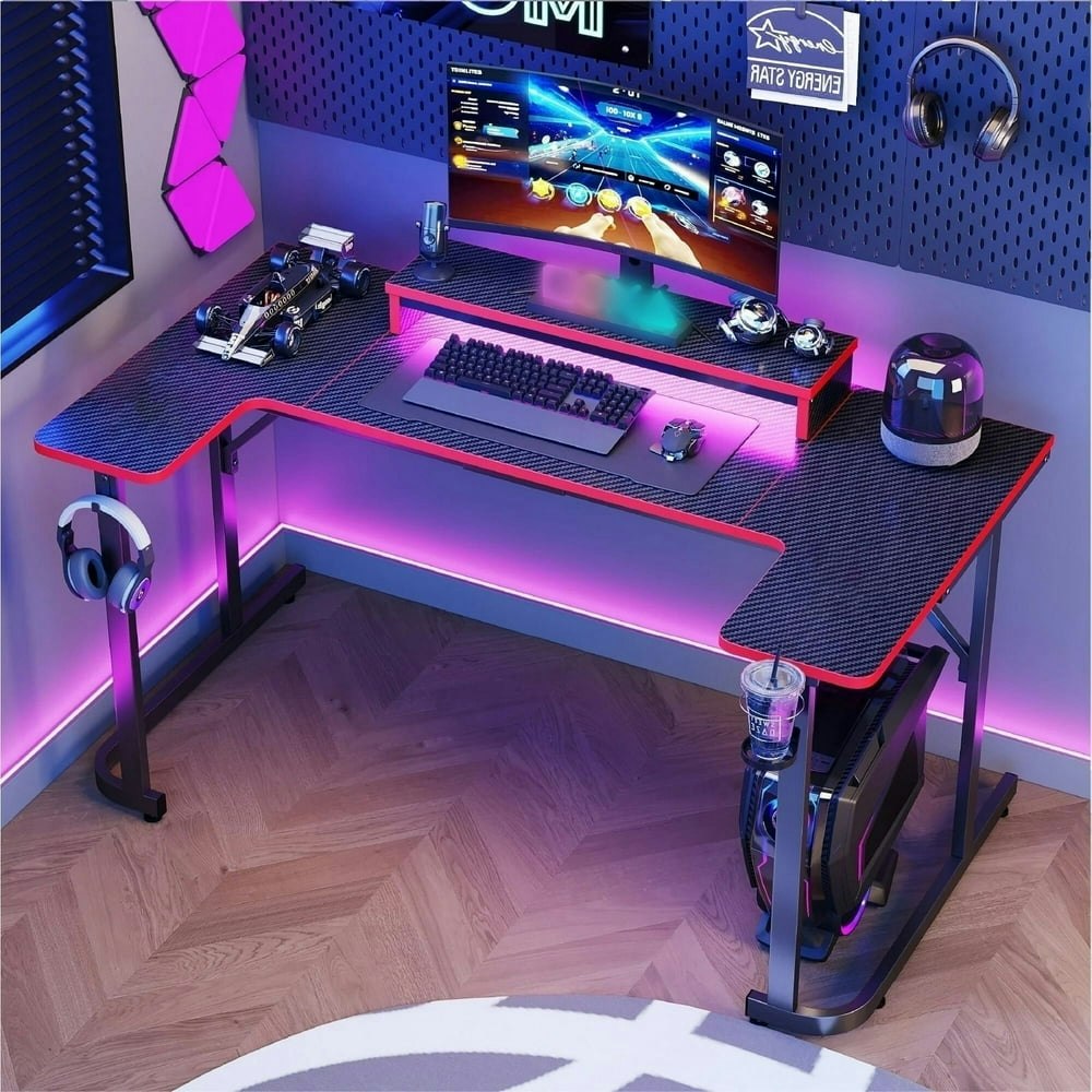 Bestier U-Shaped Gaming Desk: $75.98 Bestier U-Shaped Gaming Desk: $75.98