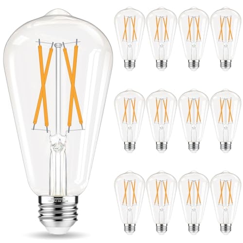 GvvooHome 2700K E26 LED Edison Bulb 60W Equivalent: $22.35 GvvooHome 2700K E26 LED Edison Bulb 60W Equivalent: $22.35
