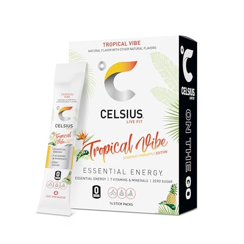Celsius Tropical Vibe Energy Drink Mix 14-Pack: $8.02 Celsius Tropical Vibe Energy Drink Mix 14-Pack: $8.02