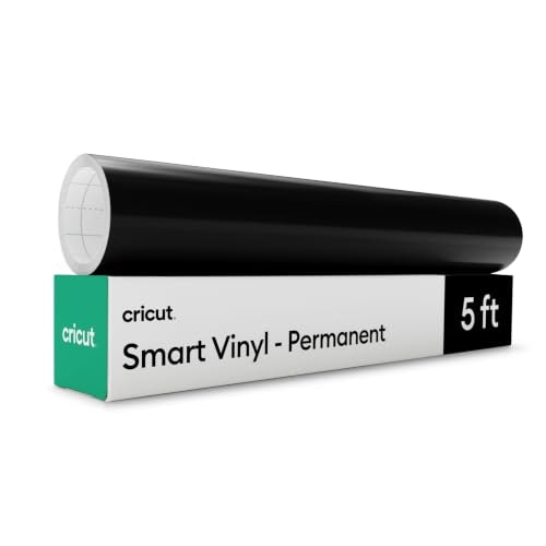 Cricut Smart Permanent Vinyl 13-inch x 5-foot Black: $7.99 Cricut Smart Permanent Vinyl 13-inch x 5-foot Black: $7.99