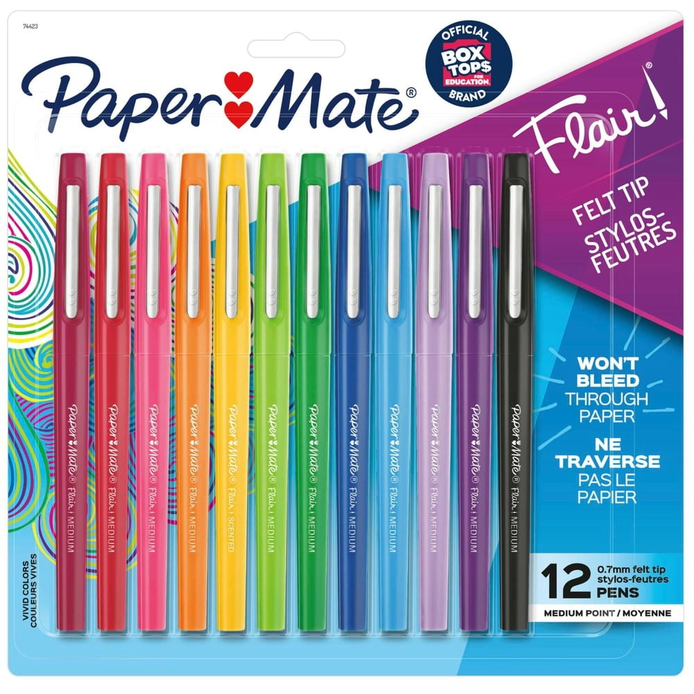 Paper Mate Flair Felt Tip Pen 12-Pack: $10.19 Paper Mate Flair Felt Tip Pen 12-Pack: $10.19