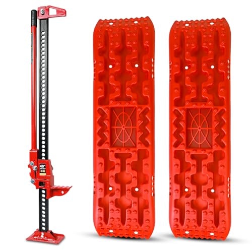 Big Red 48-Inch Farm Jack and Recovery Traction Board Kit: $144.59 Big Red 48-Inch Farm Jack and Recovery Traction Board Kit: $144.59