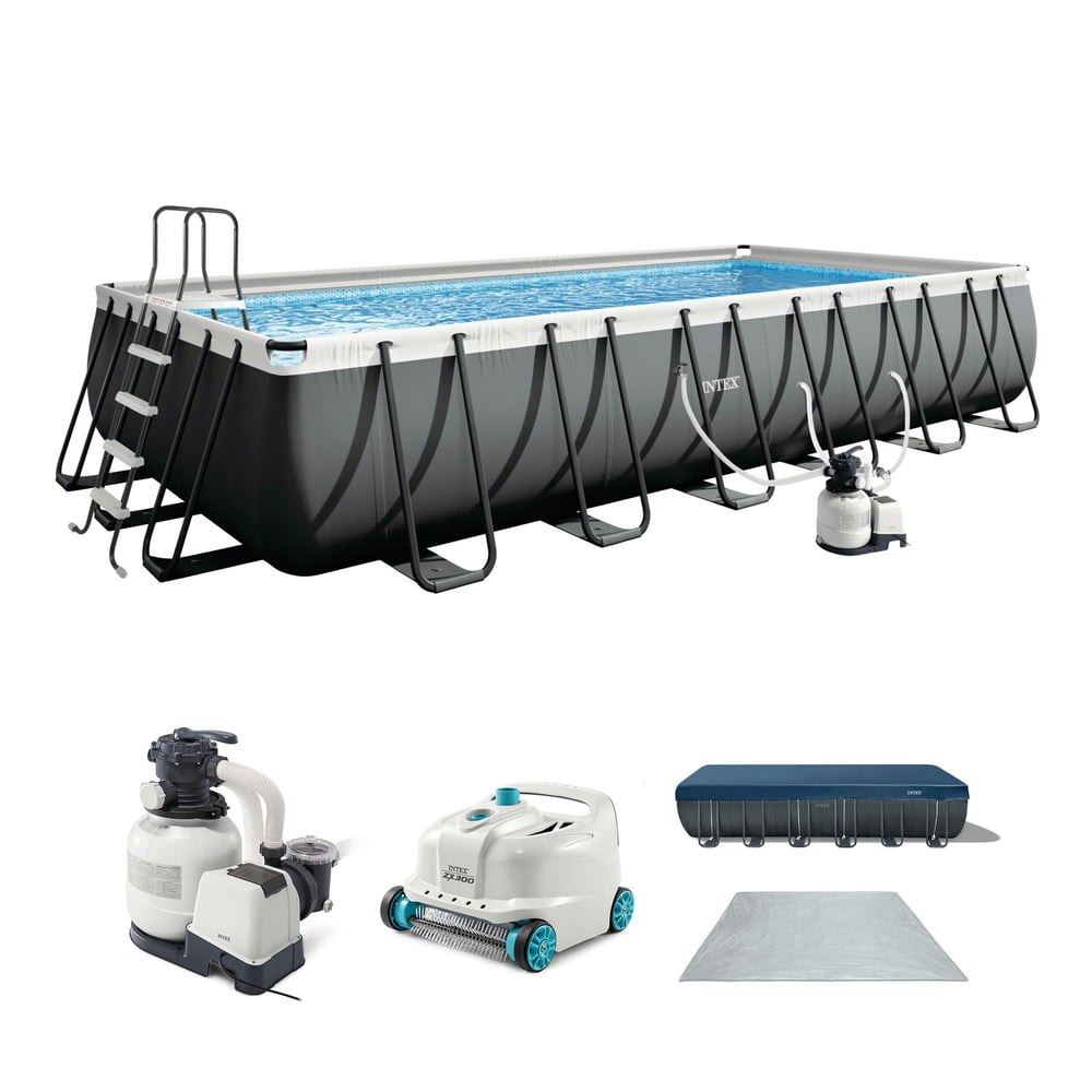 Intex 24' x 12' x 52" Ultra XTR Above Ground Pool with Automatic Vacuum Cleaner: $1,449.28