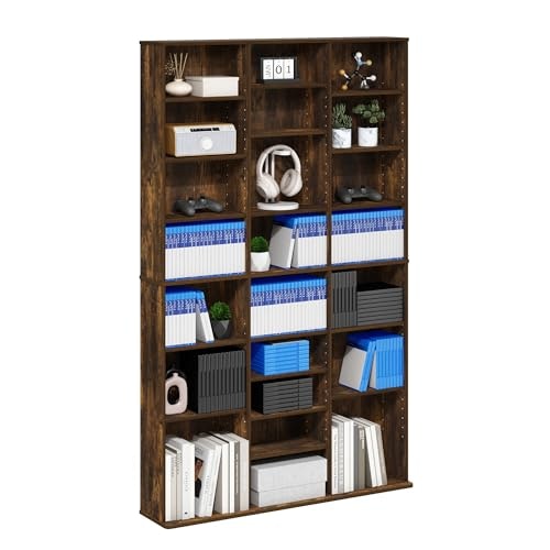 Furinno Jaya 24-Shelf Media Storage Cabinet: $75.57