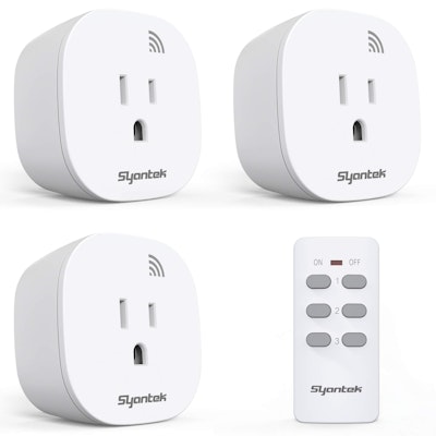 Syantek Wireless Remote Control Outlet Kit for $15 + free shipping w/ Prime