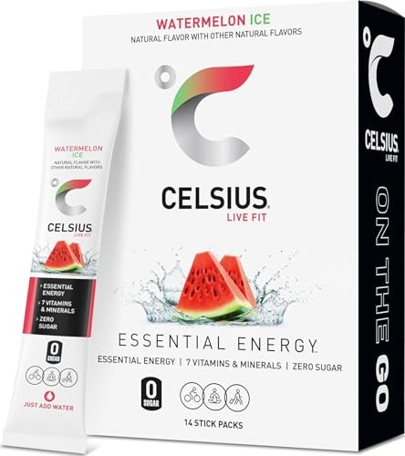 Celsius On-the-Go Watermelon Ice Energy Powder Sticks 14-Pack: $7.48 Celsius On-the-Go Watermelon Ice Energy Powder Sticks 14-Pack: $7.48