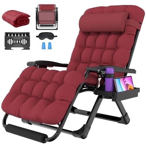 Suteck 500-lb Capacity 33-Inch Oversized Zero Gravity Chair: $107.99 Suteck 500-lb Capacity 33-Inch Oversized Zero Gravity Chair: $107.99