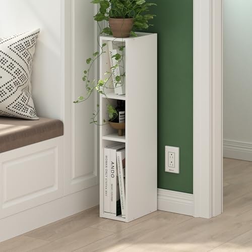 Furinno Fulda 3-Tier Narrow Bookcase: $25.19