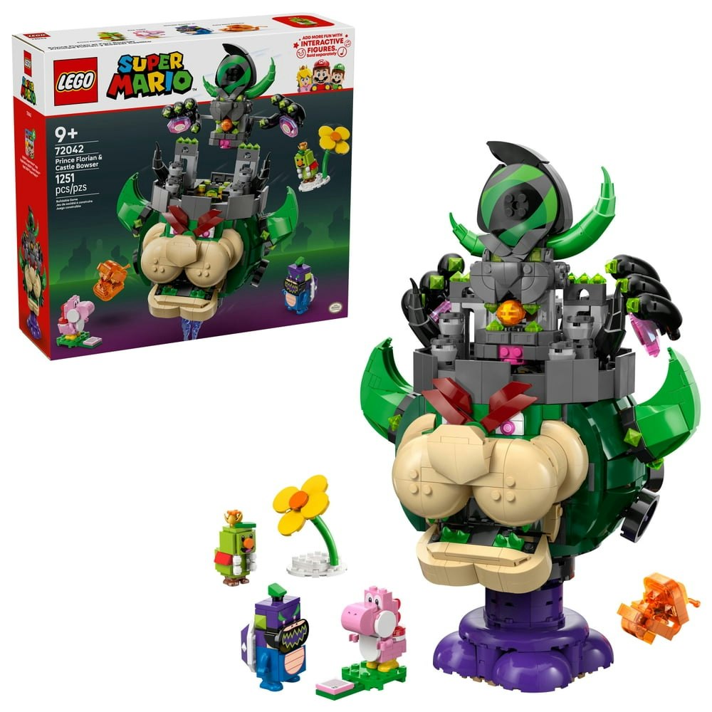Lego Super Mario Prince Florian & Castle Bowser Building Toy 72042: $79.99
